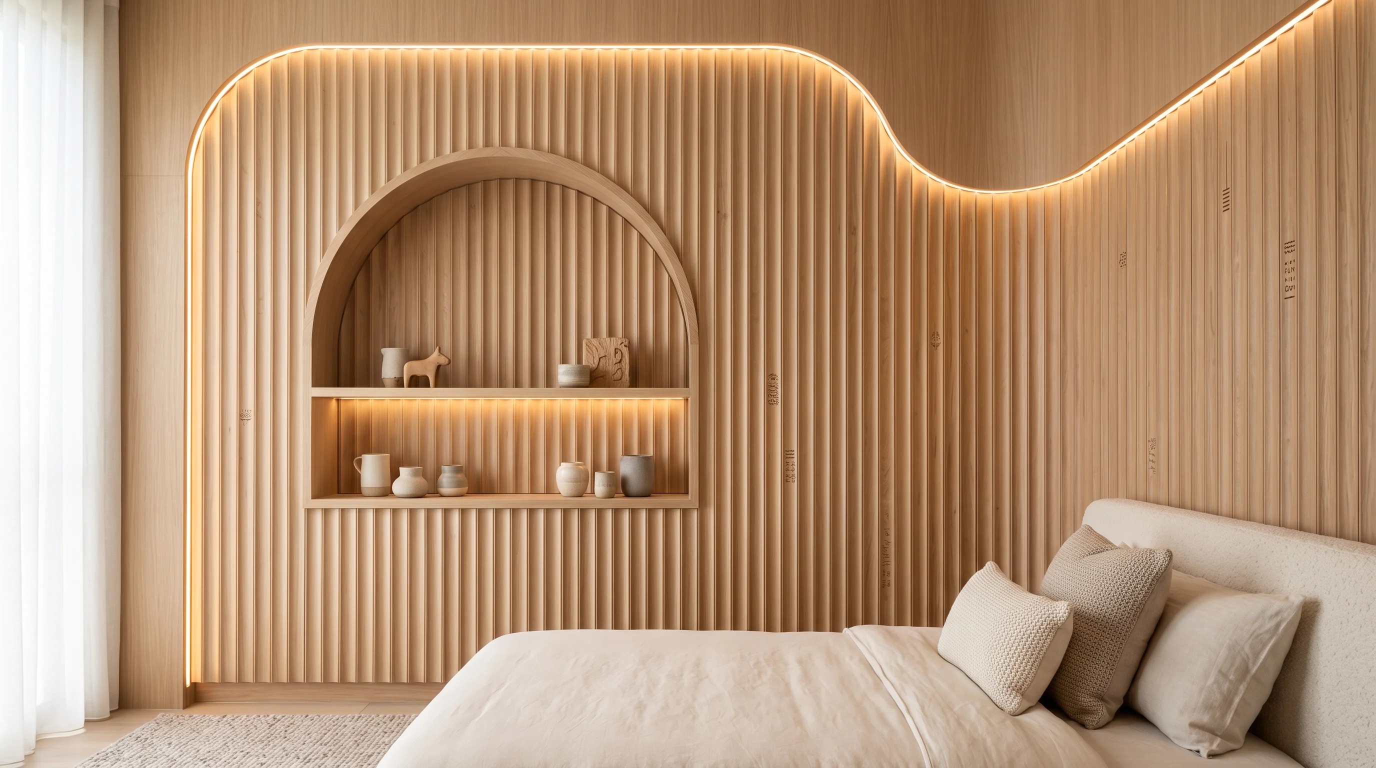 Headboard Arch Inlay