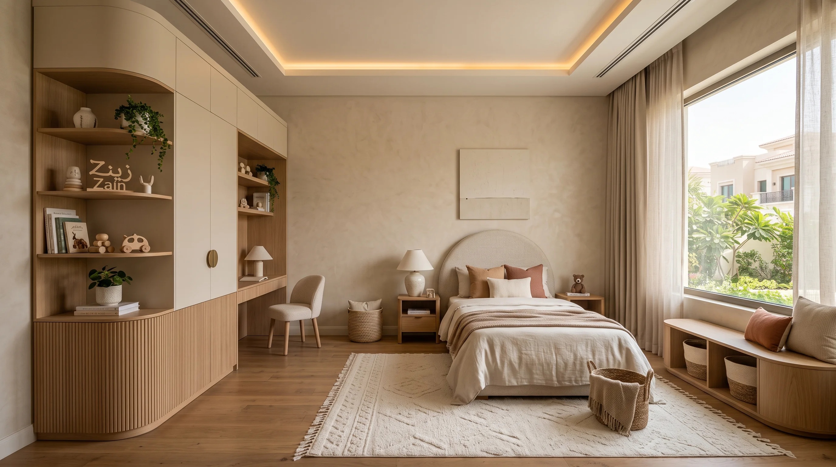 Room Design discipline: comprehensive spatial architecture and custom joinery