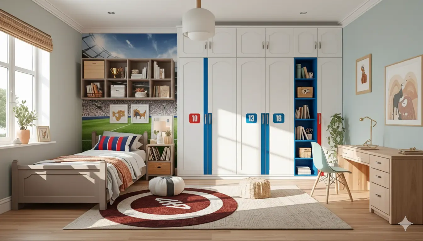 Sports-Themed Kids Rooms