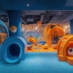 Here are a few options for descriptive ALT text for the image, catering to slightly different levels of detail and focus: **Option 1 (Concise & Informative):** > A vibrant, playful ocean-themed indoor playground in Qatar, featuring a large blue wave slide and colorful underwater decorations. **Option 2 (More Descriptive & Evocative):** > An expansive and imaginative ocean-themed indoor play area in Qatar, showcasing a thrilling blue wave slide as the centerpiece, surrounded by playful marine life decorations and soft, child-friendly flooring. **Option 3 (Focus on Design Elements):** > Interior design of a modern, ocean-themed children's playground in Qatar, highlighting a prominent blue wave slide, whimsical coral and fish motifs, and a safe, engaging play environment. **Option 4 (Short & Sweet, if space is limited):** > Ocean-themed indoor playground in Qatar with a blue wave slide. **Why these are good:** * **Keywords:** They include "ocean-themed," "indoor playground," and "Qatar" which are relevant to the post's topic. * **Visual Description:** They describe the key visual elements like the "blue wave slide," "underwater decorations," "marine life," and "coral and fish motifs." * **Tone:** They convey the "playful" and "vibrant" nature of the space. * **Context:** They place the image within the context of the post ("in Qatar"). * **Accessibility:** They provide a clear understanding of the image's content for users who cannot see it. **When choosing, consider:** * **The primary focus of the image:** Is the slide the most striking element? Or is it the overall atmosphere? * **The overall length of your ALT text:** Shorter is sometimes better if the image is more of a supporting element. I would lean towards **Option 2** or **Option 3** as they provide a good balance of detail and descriptive language.